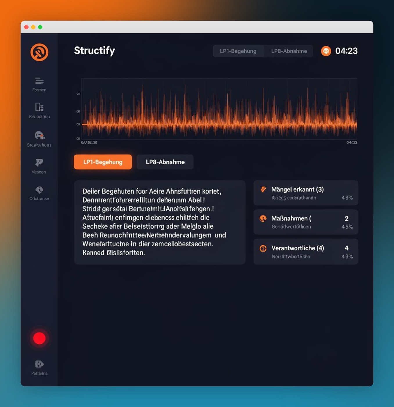 Structify Begehung