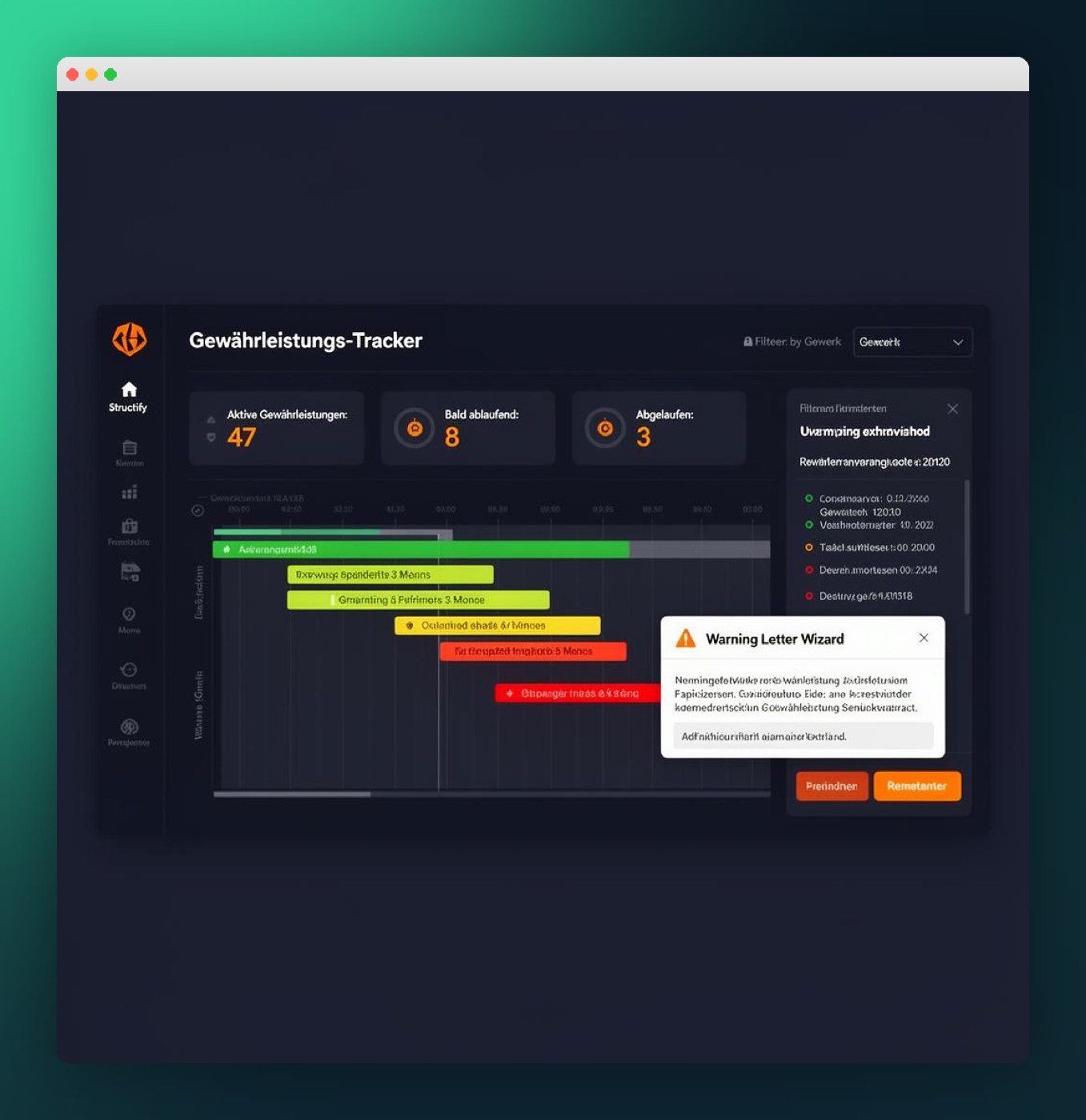 Structify Gewährleistung