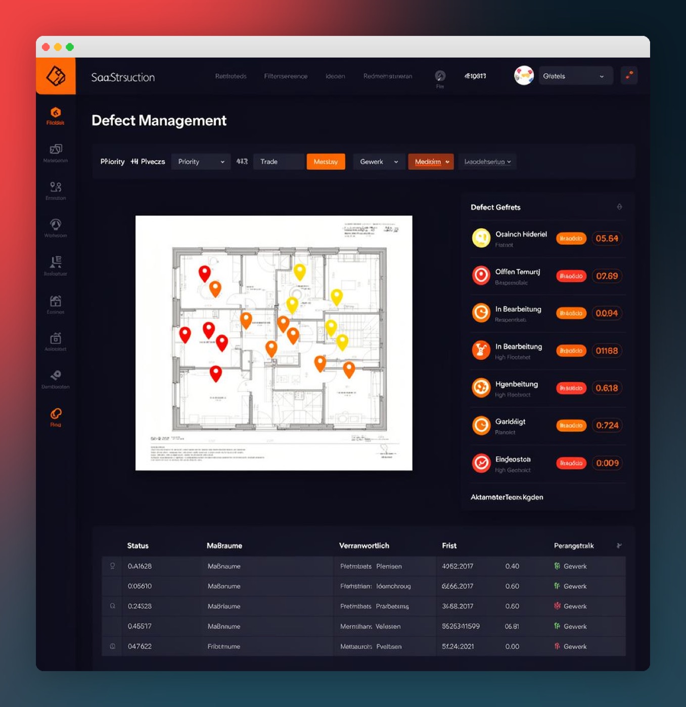 Structify Mängelmanagement